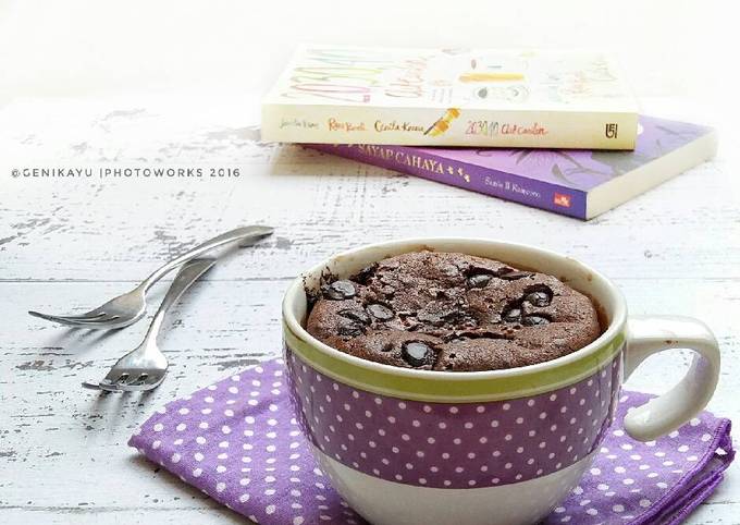 Mug Chocolate cake foto resep utama