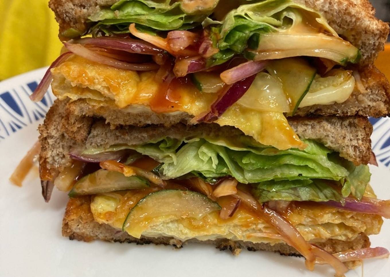 Resepi Sandwich sihat ala subway yang Lazat dan Gampang