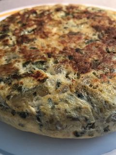 Una foto de Tortilla de acelgas