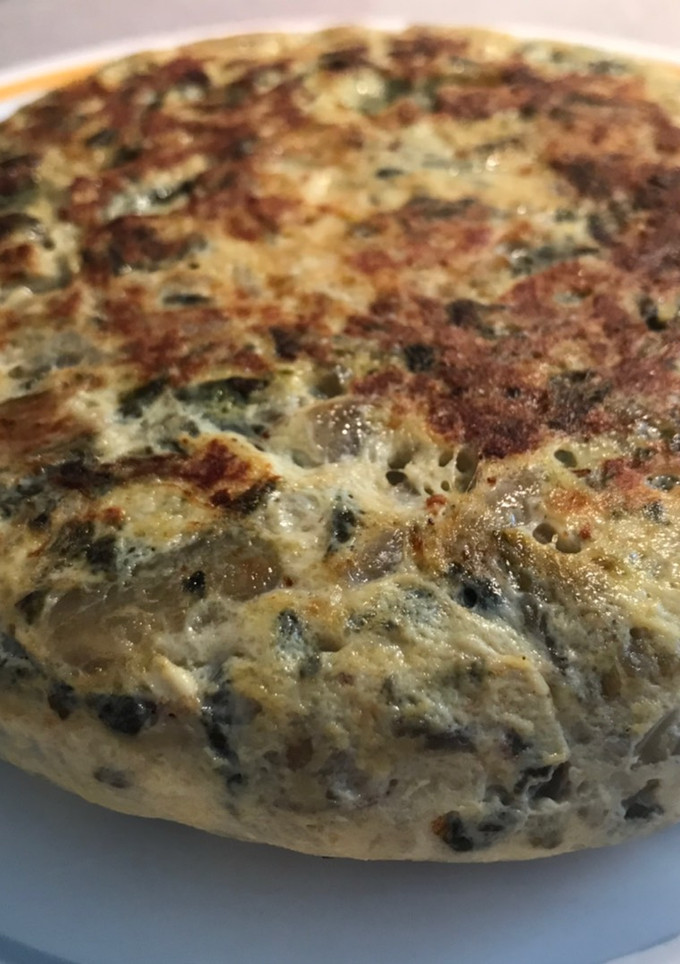 Una foto de Tortilla de acelgas
