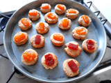 Pepas de dulce de membrillo y de batata