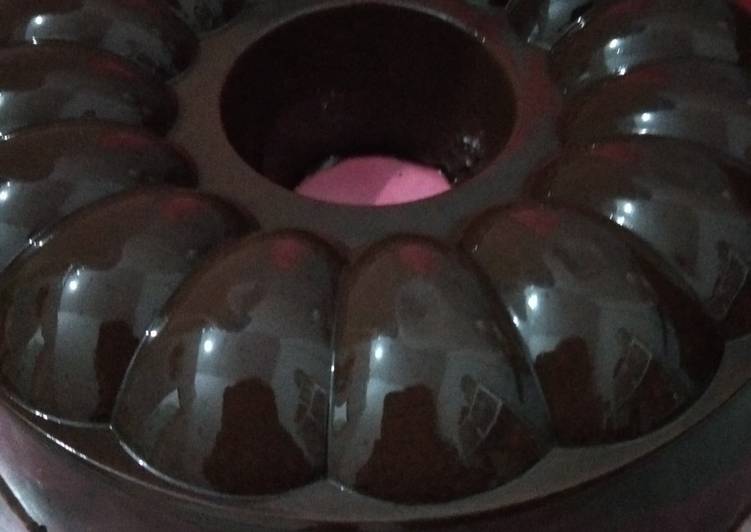 Puding coklat simple
