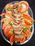 Ensalada con solomillo de cerdo #cena