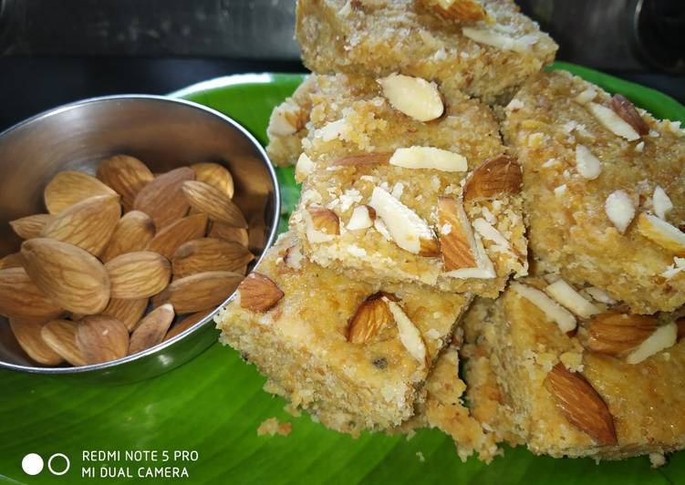 #Magas(besan ki barfi)