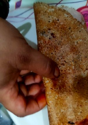 A picture of Wheat flour savory chilla.