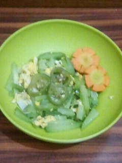 Foto resep 🌱 Tumis Labu Siam Orak Arik Telur 🍳