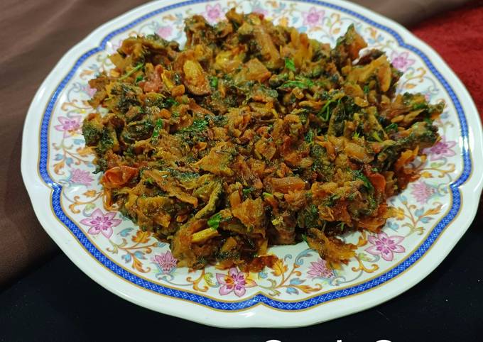 Spiny Gourd Sabzi Recipe by ZMA - Cookpad