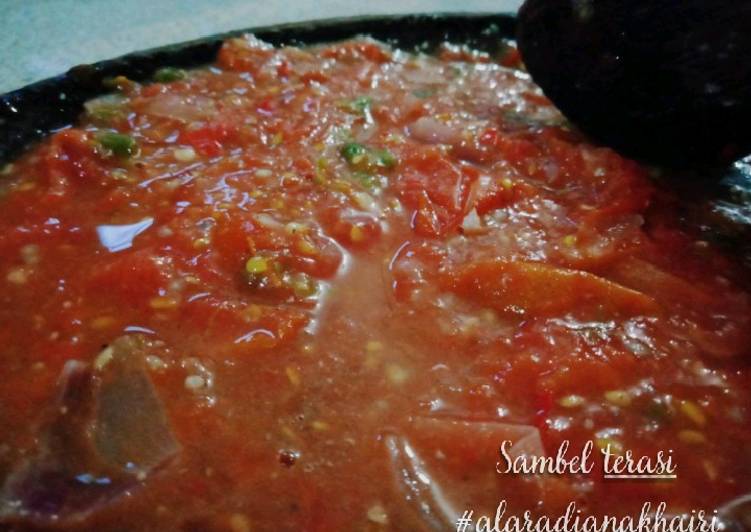 Resep Sambel Terasi non kolesterol, Enak Banget