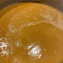 A picture of Turkish Red Lentil Soup.