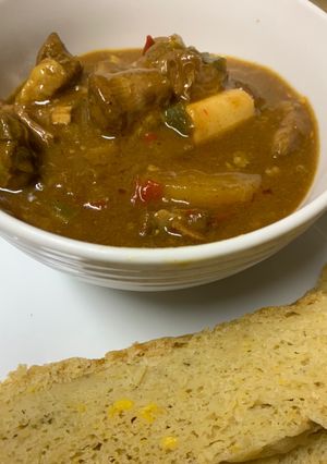 A picture of Spicy Lamb Stew.