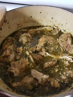 A picture of Chile Verde style pork roast.