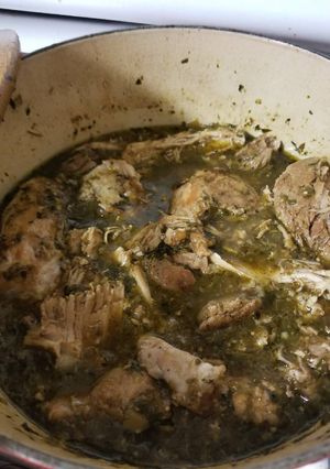 A picture of Chile Verde style pork roast.