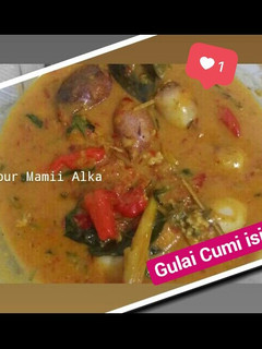 Foto resep Gulai Cumi isi Tahu