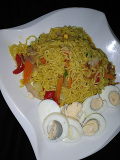 A picture of Rich noodles.