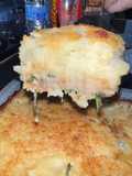 Cod fish fillet pie