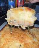Cod fish fillet pie