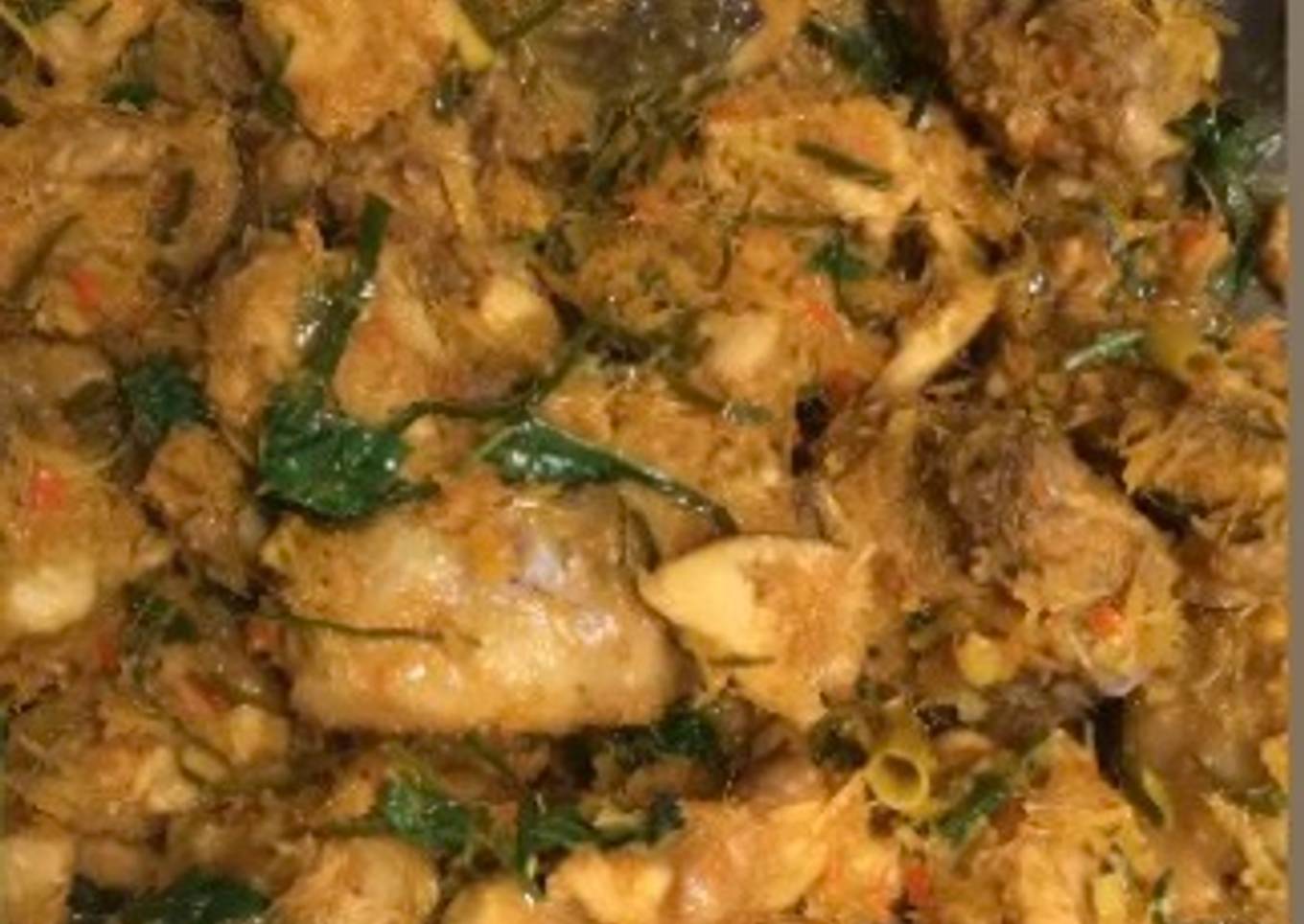 Ayam rica-rica kemangi (ala bujang)