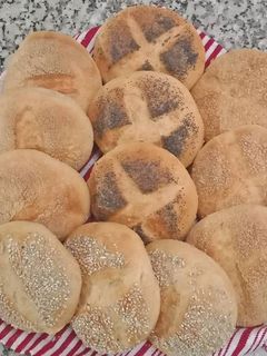 صورة لوصفة خبز المخابز عندك في الدار 🍞