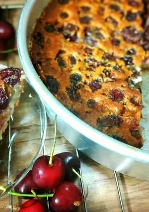 عکسی از دستور دسرکلافوتی گیلاس فرانسوی😋