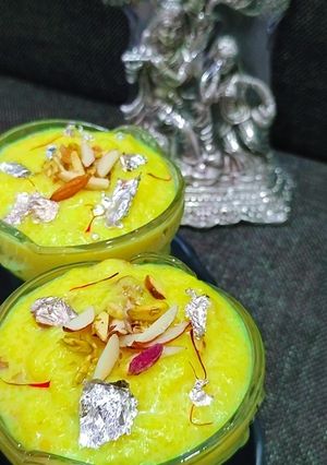 A picture of Rice firni 😊.