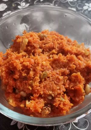 A picture of Carrot Halwa.