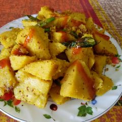A picture of Dhokla.