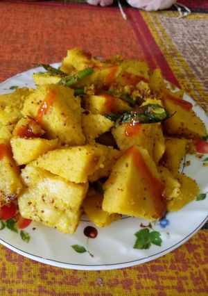A picture of Dhokla.