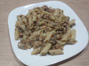 Una foto de comida saludable con caballa