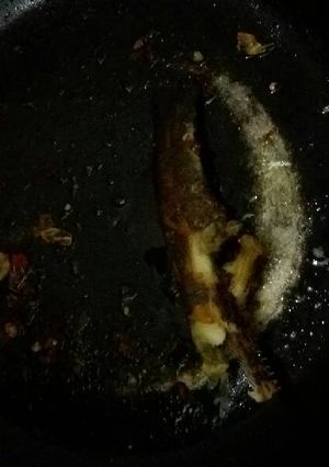 Hình của món Cá lóc chiên mắm.