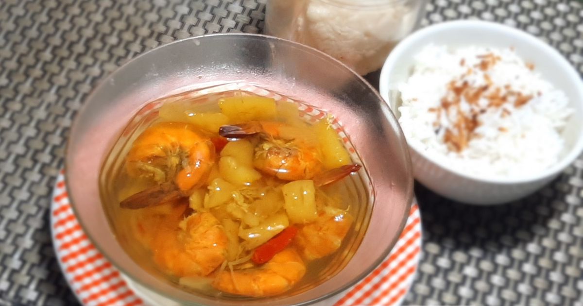 Gulai Udang Nanas khas Bangka