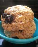 Eggless oatmeal raisin cookies