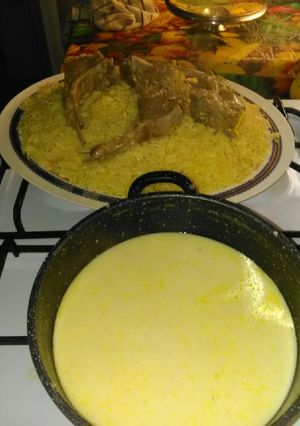 صورة لوصفة المنسف بابسط طرق