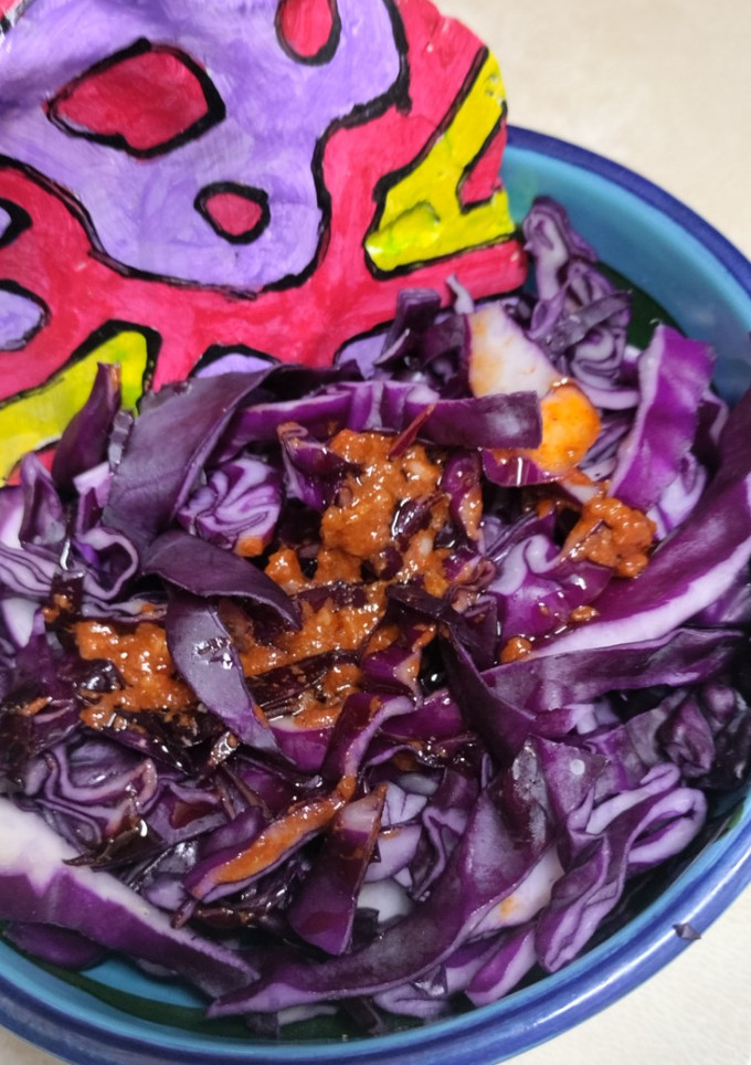 Una foto de Ensalada de lombarda