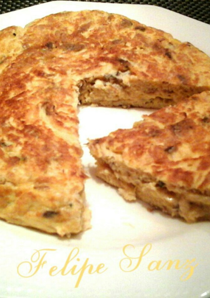Una foto de Tortilla de verdel frito