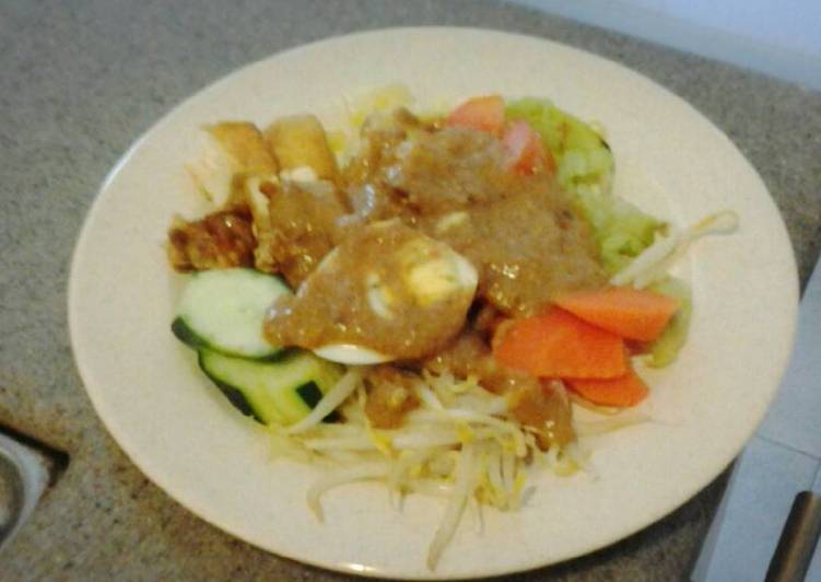 Resep Gado-gado sambal pecel yang Enak Banget