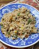 Arroz con salsa de ostras (estilo chino) al wok