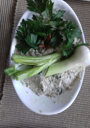 A picture of Mushroom pate'.