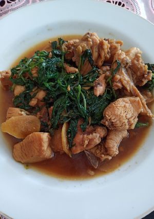 Foto resep Three cup chicken/san pei ci halal no arak