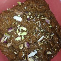A picture of Moong dal halwa.