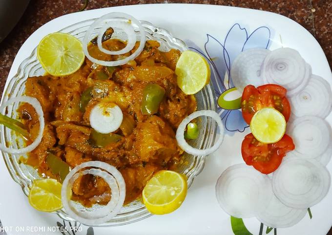 Kadai Soya chaap recipe