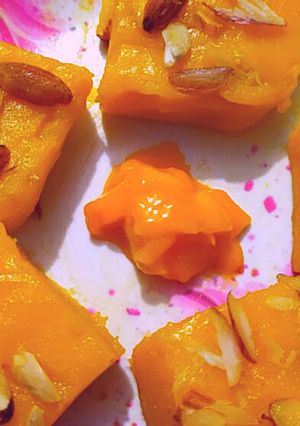 મેંગો હલવો (Mango Halwa Recipe in gujarati) રેસીપી મુખ્ય ફોટો