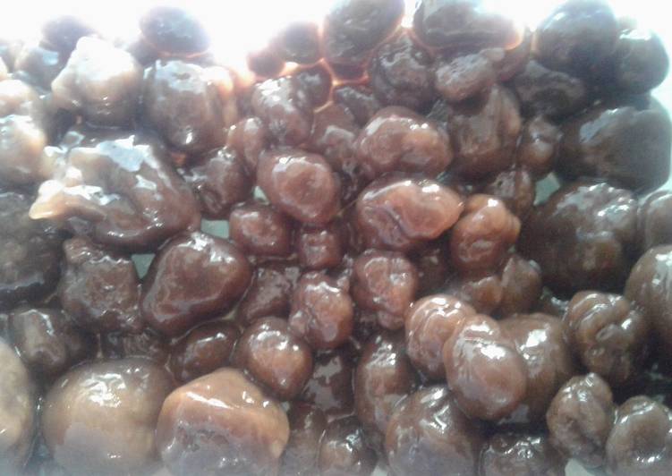 Boba coklat homemade