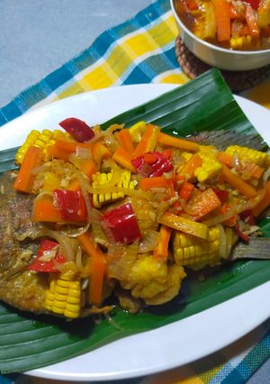 Foto resep Kakap Fillet Siram Saus Padang