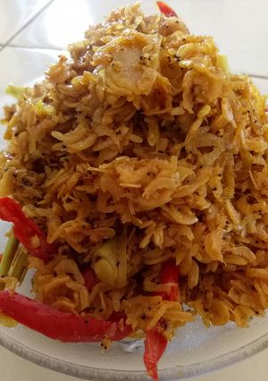 Foto resep Tumis pedas udang rebon