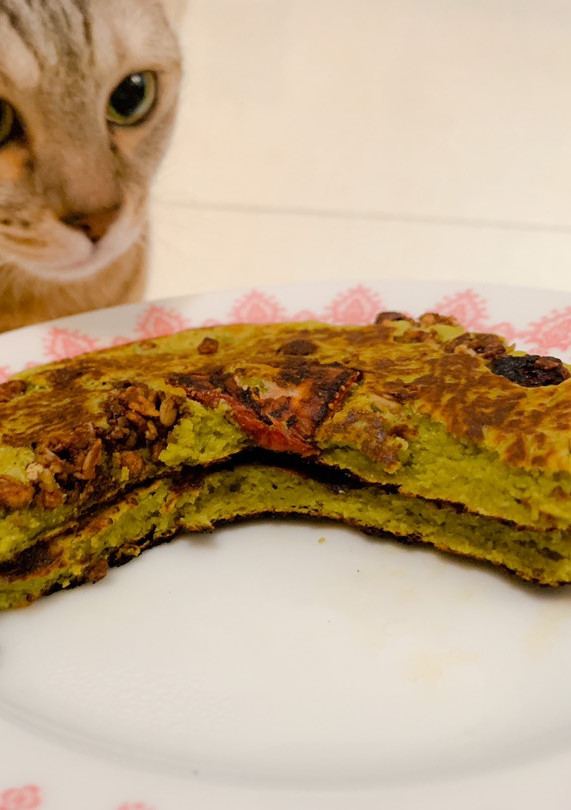 抹茶鬆餅 的食譜成品照片