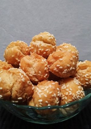 Foto resep Kue Ketawa Wijen / Onde Wijen (anti gagal)