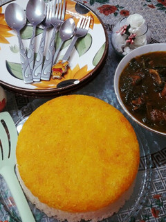 عکسی از دستور خورشت آلو اسفناج ۲🍀