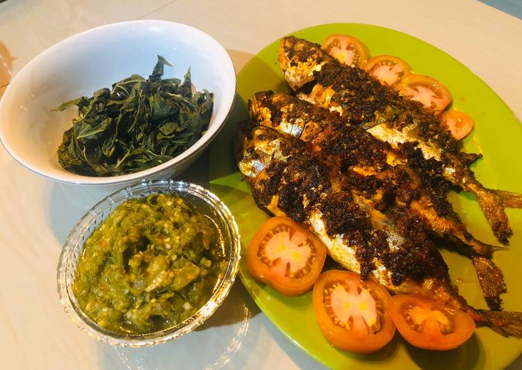 Ikan Bakar Padang Rumahan + Sambel Ijo