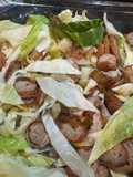 Kielbasa & Cabbage (a take on bangers and mash)