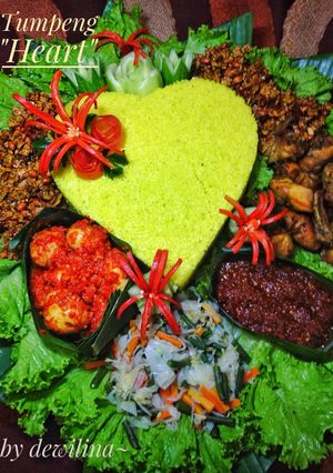 Foto resep Tumpeng "Heart"